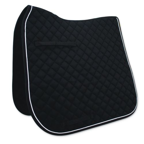 Passport Dressage Saddle Pad - Black/White