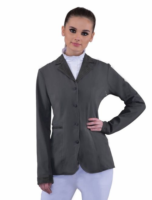 Equine Couture Women's Oslo Show Coat - Charcoal
