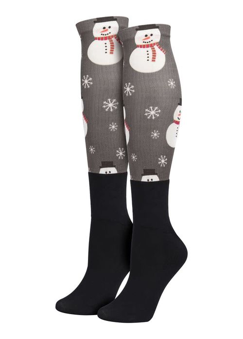 Equine Couture Women's OTC Boot Socks - Snowmen