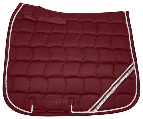 Equine Couture Wave Dressage Saddle Pad - Red