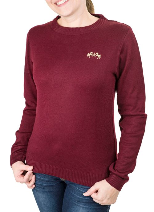 Equine Couture Women's Icelandic Sweater - Merlot