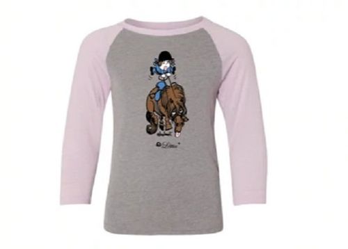 Lettia Kids' Thelwell 3/4 Sleeve Tee - Heather/Lilac