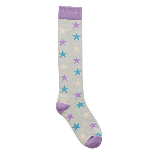 Ovation Women's Bamboo Boot Sock - Lavender Stars