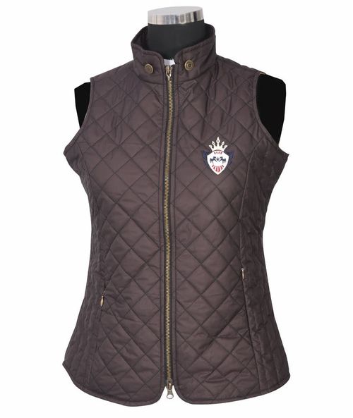 Equine Couture Women's Denisson Vest - Choco