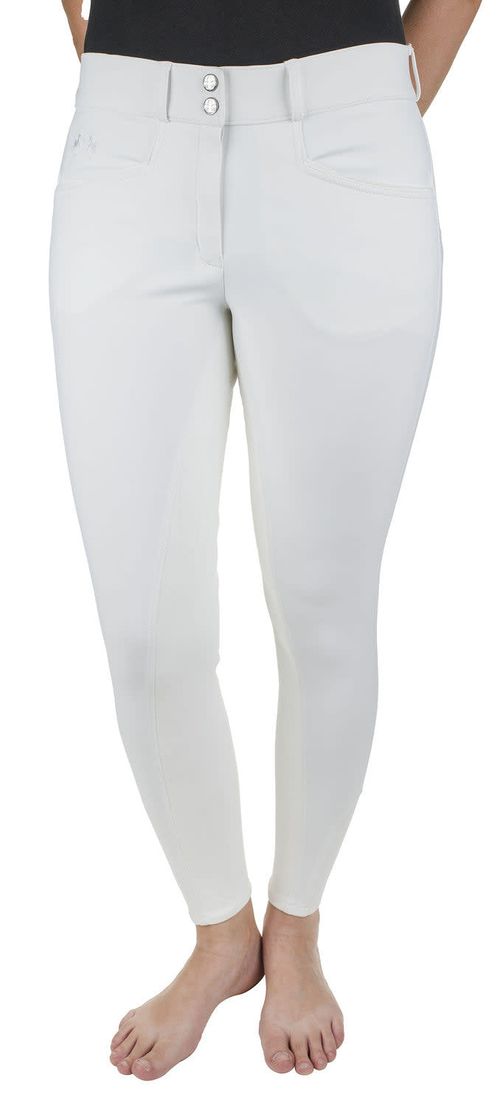 Equine Couture Women's Slimming Breeches - White