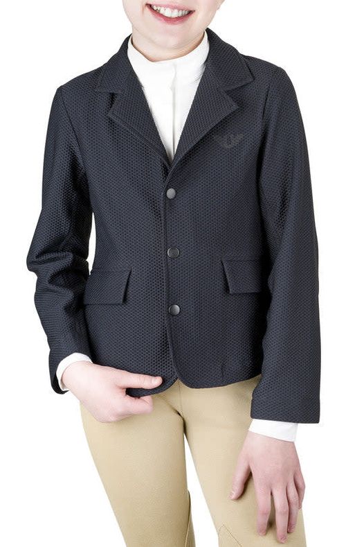 TuffRider Kids' EquiVent Show Coat - Black