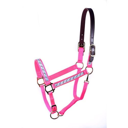 Perri's Ribbon Safety Halter - Hot Pink Unicorn