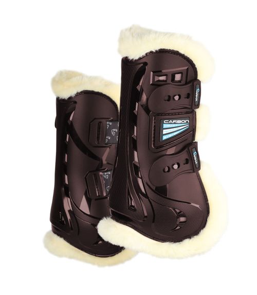 Shires ARMA Carbon SupaFleece Tendon Boots - Brown