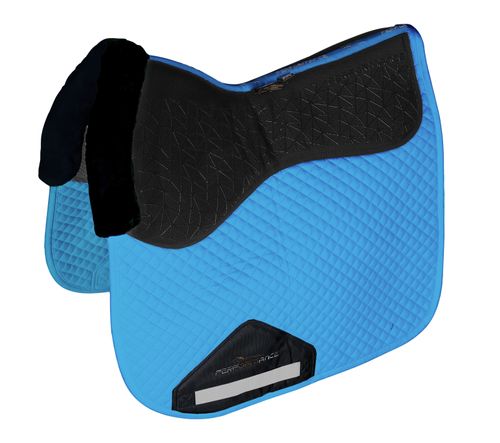 Shires ARMA Fusion Dressage Saddle Pad - Ocean Blue