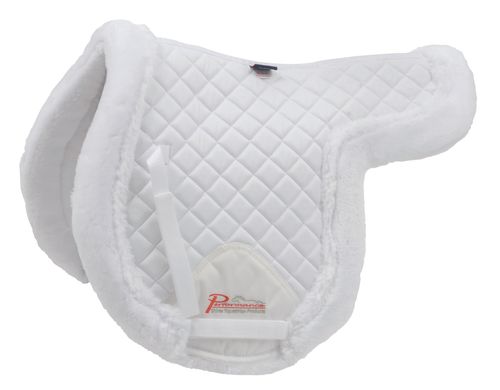 Shires ARMA Supafleece Fully Lined Shaped Saddle Pad - White