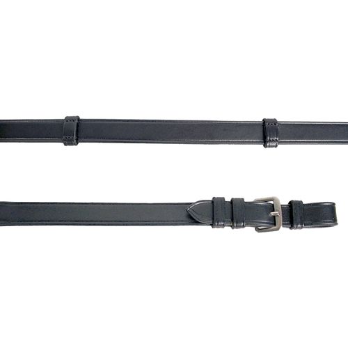 Nunn Finer Grand Prix Reins - Black/Buckle End