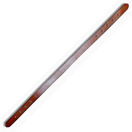 Nunn Finer Plain Leather Halter Crown - Havana
