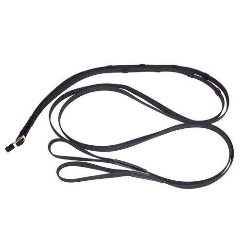 Nunn Finer Sure Grip Draw Reins w/Loops - Black