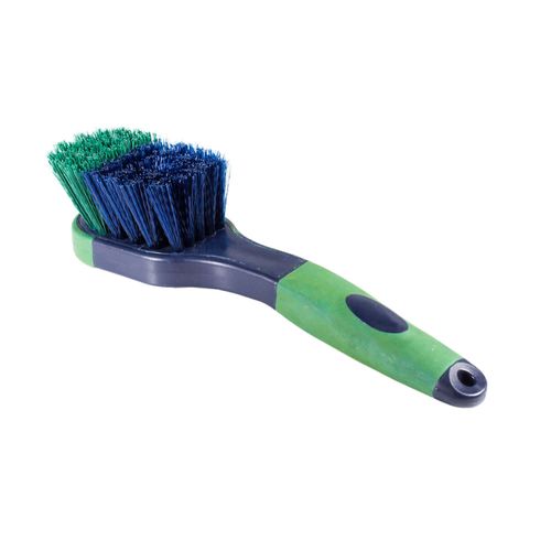 Shires Ezi-Groom Bucket Brush-Bright Blue One Size 