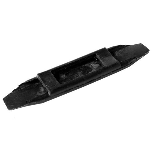 Horze Rubber Curb Chain Guard - Black