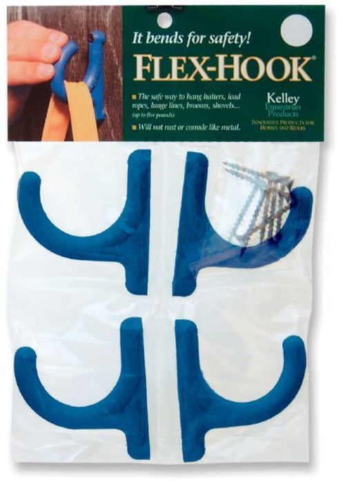 Kelley and Company Single Level Flex-Hooks 4 Pack - Navy