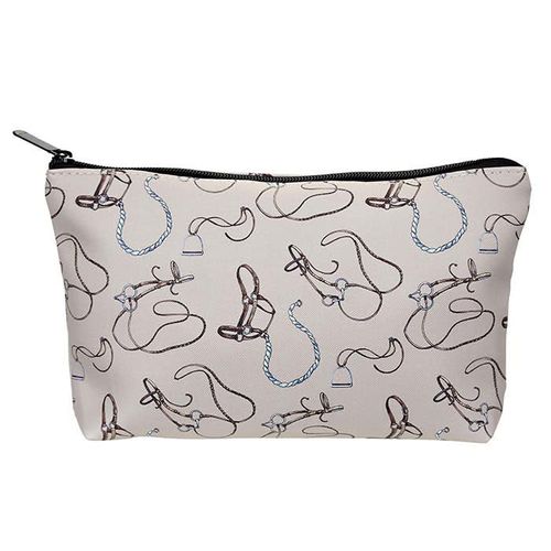 Kelley and Company Large Cosmetic Pouch - Equestrian Gear