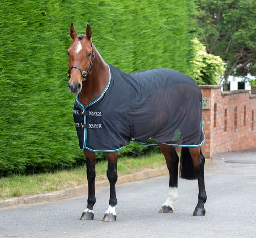 Shires Tempest Original Fleece/Mesh Cooler - Black