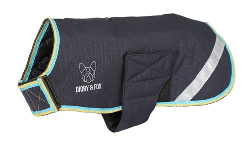 Digby & Fox Waterproof Dog Coat - Gray