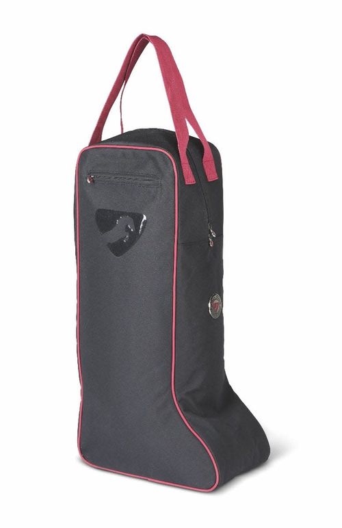 Shires Aubrion Tall Boot Bag - Black/Berry