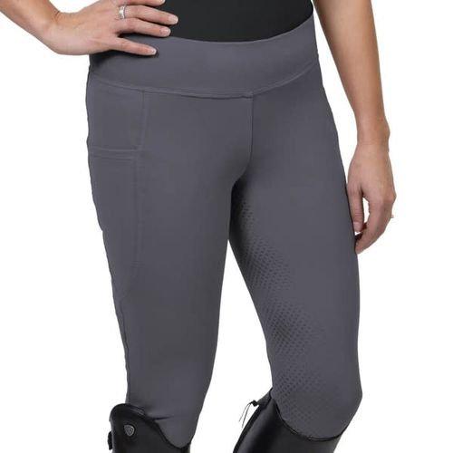 Ovation Women's Signature Full Seat Flexion Tights - Storm Grey