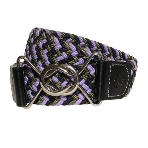 BKE Weaved Stretch Belt - Women's Belts in Grey