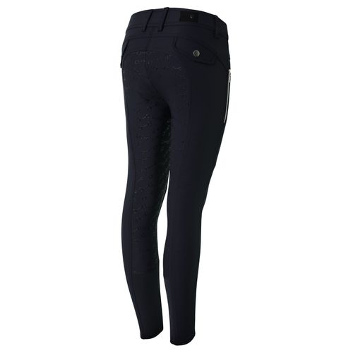 Horze Kids' Andrea Full Seat Breeches - Dark Navy