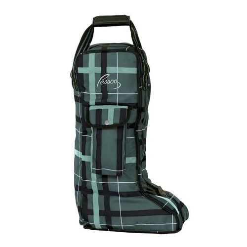 Pessoa Alpine 1200D Boot Bag - Basil Green/Black Plaid