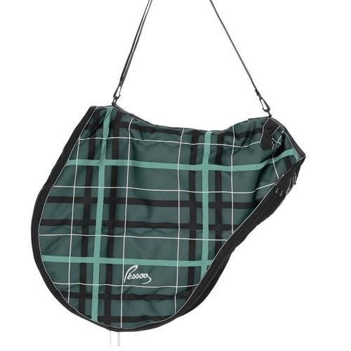 Pessoa Alpine 1200D Saddle Carrier - Basil Green/Black Plaid