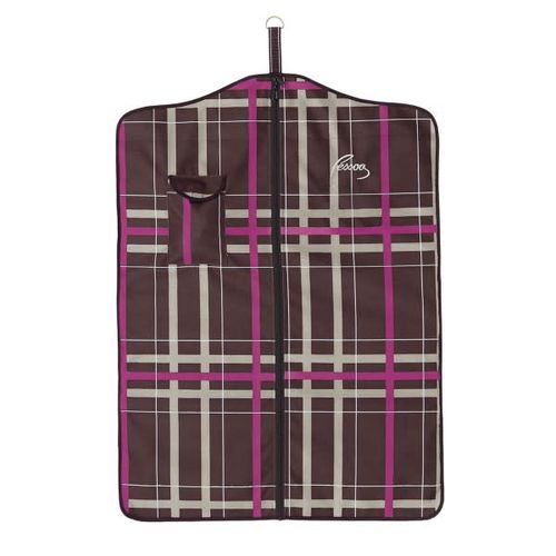 Pessoa Alpine 1200D Garment Bag - Carob Brown/Fuchsia Plaid
