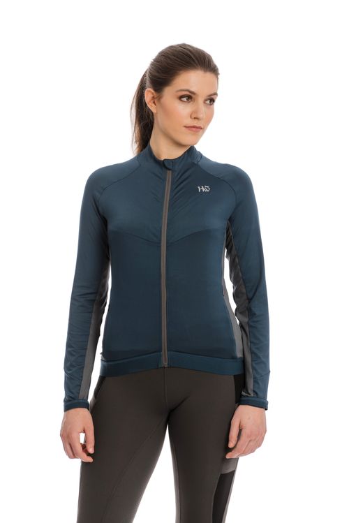Horseware Women's Lana Technical Full Zip Top - Navy/Charcoal