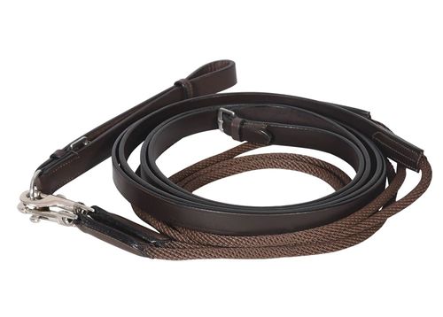 Henri de Rivel Advantage Draw Reins - Australian Nut