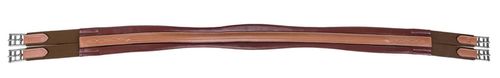 Henri de Rivel Laureate Raised Chafeless Leather Girth w/Fancy Stitching - Oakbark
