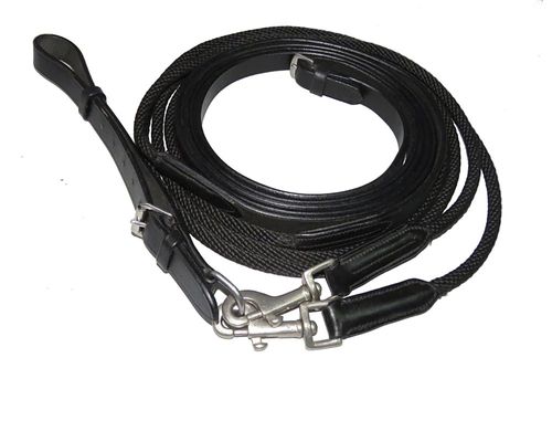Henri de Rivel Advantage Draw Reins - Black