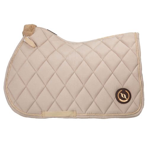 Back on Track Haze Collection A/P Saddle Pad - Light Beige