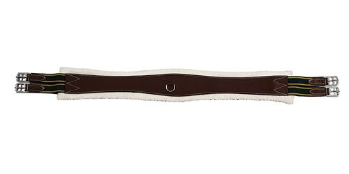 Henri de Rivel Detachable Fleece Lined Girth - Australian Nut