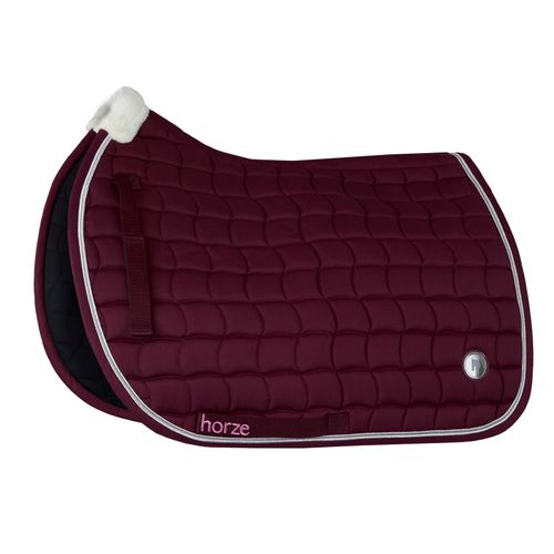 Horze Ella Pony Comfort Fleece Saddle Pad - Anemone Dark Pink