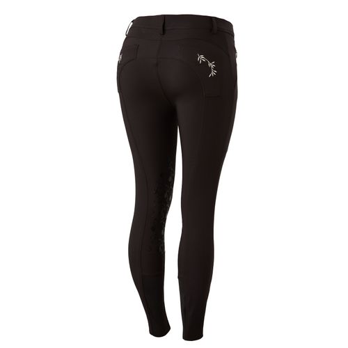 Horze Women's Kaitlin Knee Patch Breeches - After Dark Brown