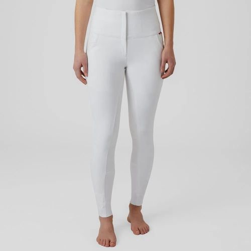 B Vertigo Women's Natalia Full Seat Breeches w/Lace Detail - White