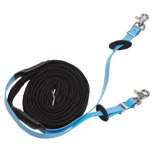 Zilco Woven Endurance Reins - Electric Blue