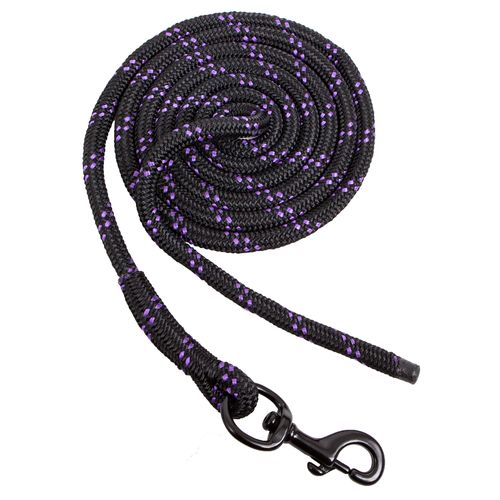 Blocker 10' Lead Rope - Black/Purple