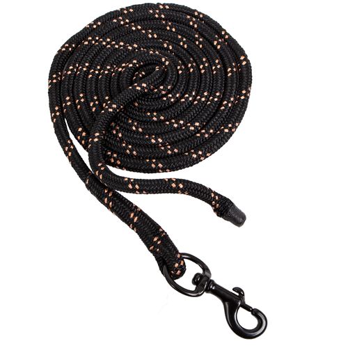 Blocker 10' Lead Rope - Black/Rose Gold