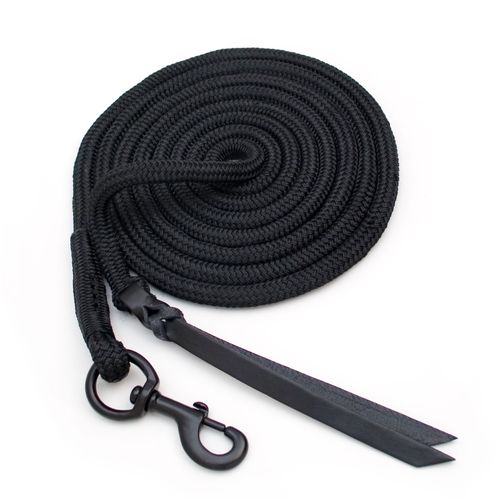 Blocker 12' Lead Rope w/Popper - Black