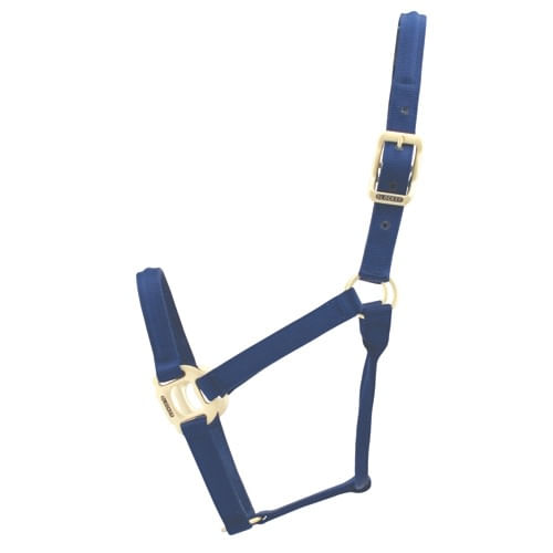 Blocker Halter w/Cable Reinforced Crown and Nose - Navy