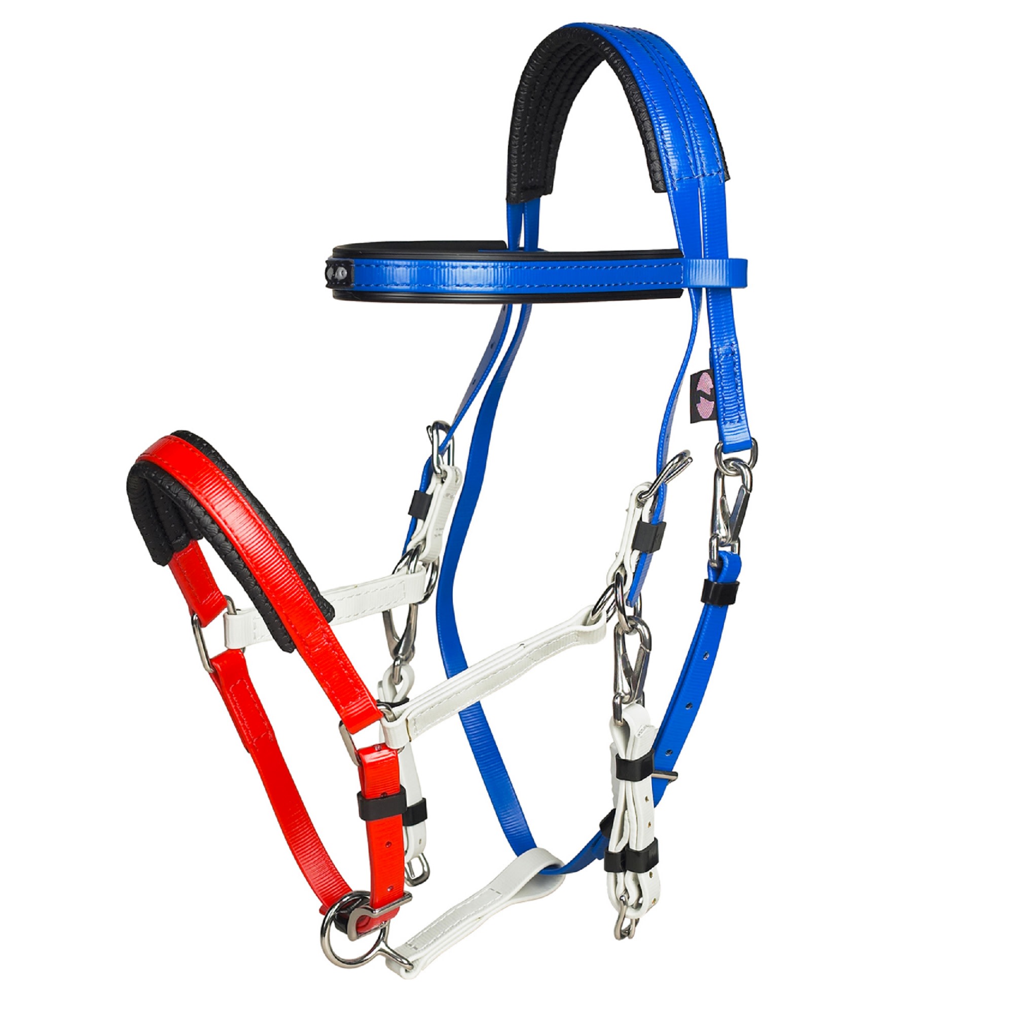 Zilco Marathon Endurance Bridle - Red/White/Blue - Zilco-97-5001-RWB ...