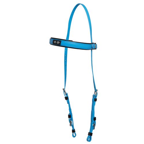 Zilco Deluxe Endurance Bridle Headstall Only - Electric Blue
