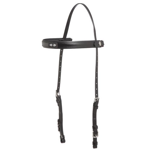 Zilco Deluxe Endurance Bridle Headstall Only - Black