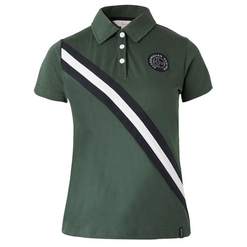 Horze Women's Jessie Polo Shirt - Cilantro Green
