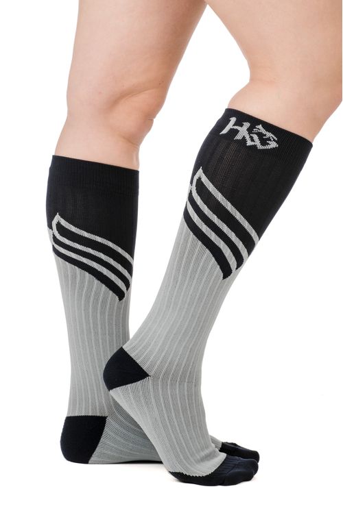 Horseware Kids' Sports Compression Sock - Blue Grey/Navy