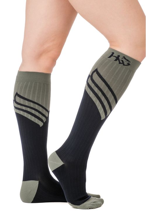 Horseware Kids' Sports Compression Sock - Stormy Sea Navy